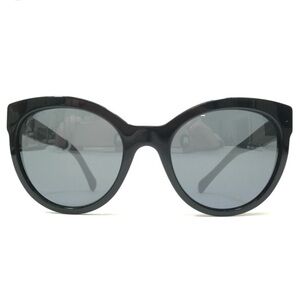 Auth CHANEL Sunglasses 5315 c.501/26 Women's Black Sunglasses S4012 WITH CASE